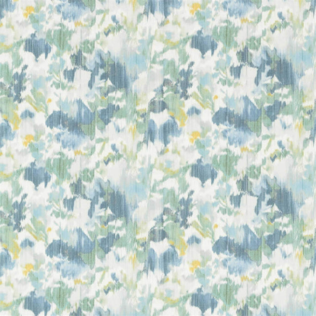 Sanderson Poet`s Garden Teal/Indigo Fabric