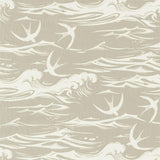 Sanderson Swallows at Sea Linen Fabric