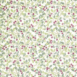 Sanderson Wild Berries Fern/Mulberry Fabric