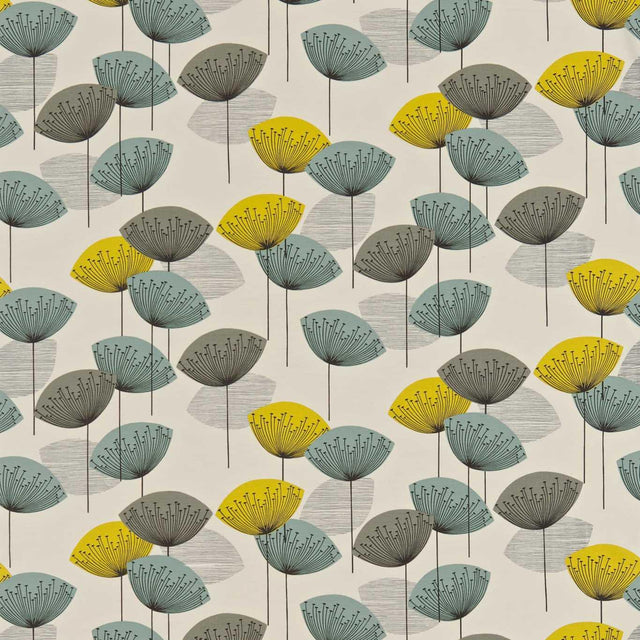 Sanderson Dandelion Clocks Chaffinch Fabric