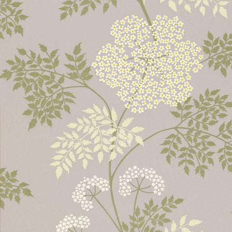 Sanderson Cowparsley Amethyst Wallpaper