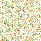 Sanderson Pear & Pomegranate Teal/ Papaya Fabric