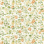 Sanderson Pear & Pomegranate Teal/ Papaya Fabric