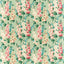 Sanderson Hollyhocks Sage/ Rose Fabric