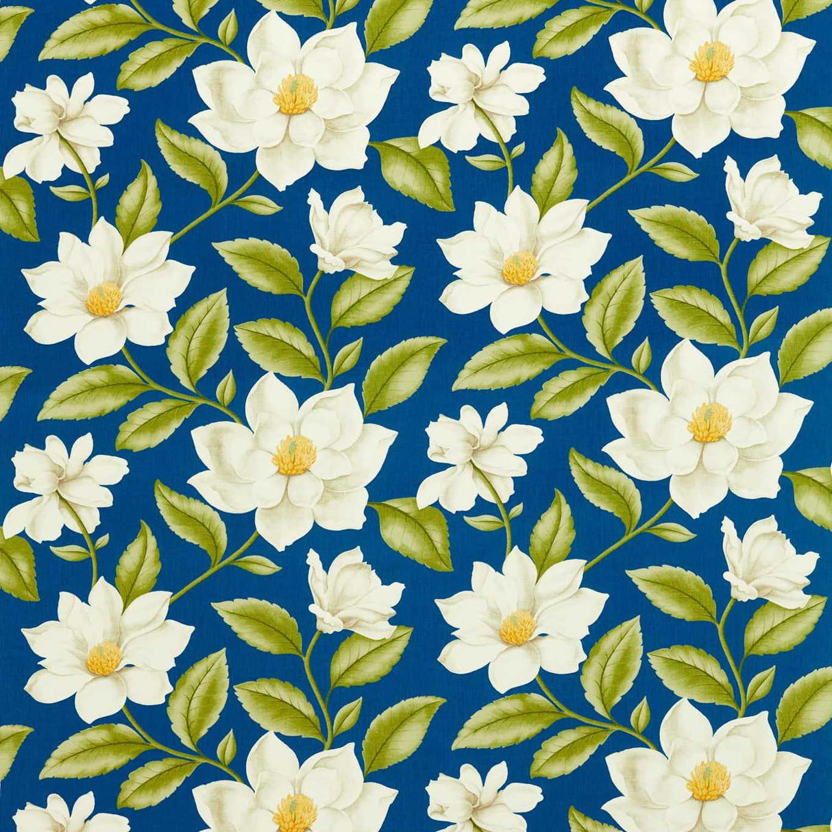Sanderson Grandiflora Bright Blue Fabric