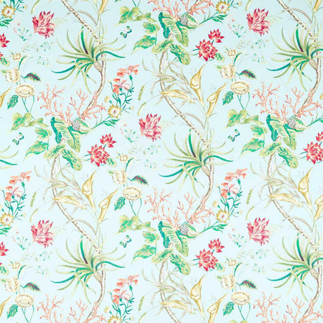 Sanderson Mauritius Fire Coral Fabric