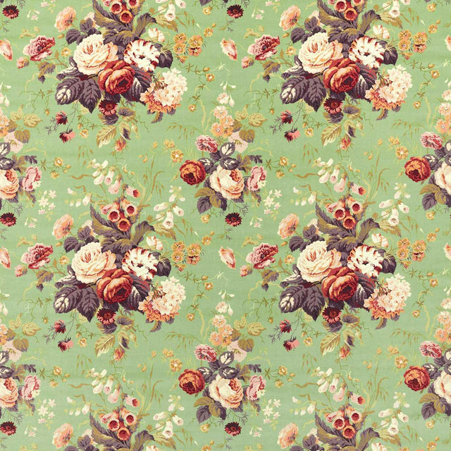 Sanderson Roslyn Squirrel/Olive Fabric