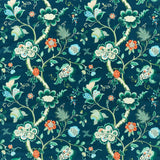 Sanderson Roslyn Eucalyptus/Rowan Berry Fabric