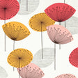 Sanderson Dandelion Clocks Coral Wallpaper