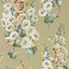 Sanderson Hollyhocks Gold Metallic/Tan Wallpaper