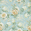 Sanderson Olivia Sky Mist/Tan Wallpaper
