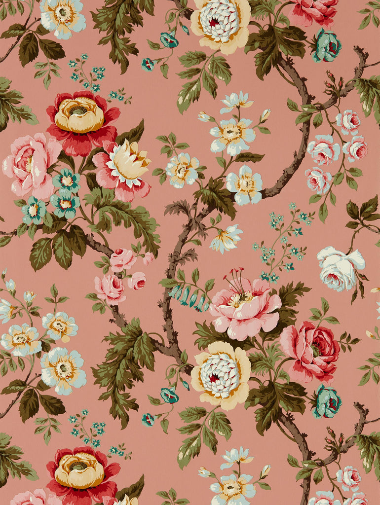 Sanderson Hykenham French Rose Wallpaper
