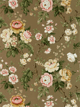 Sanderson Hykenham Gold Metallic/Rose Wallpaper