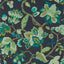 Sanderson Amanpuri Midnight/Eucalyptus Wallpaper