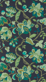 Sanderson Amanpuri Midnight/Eucalyptus Wallpaper