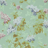 Sanderson Sommerville Mint/Plum Wallpaper