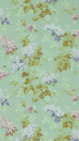 Sanderson Sommerville Mint/Plum Wallpaper