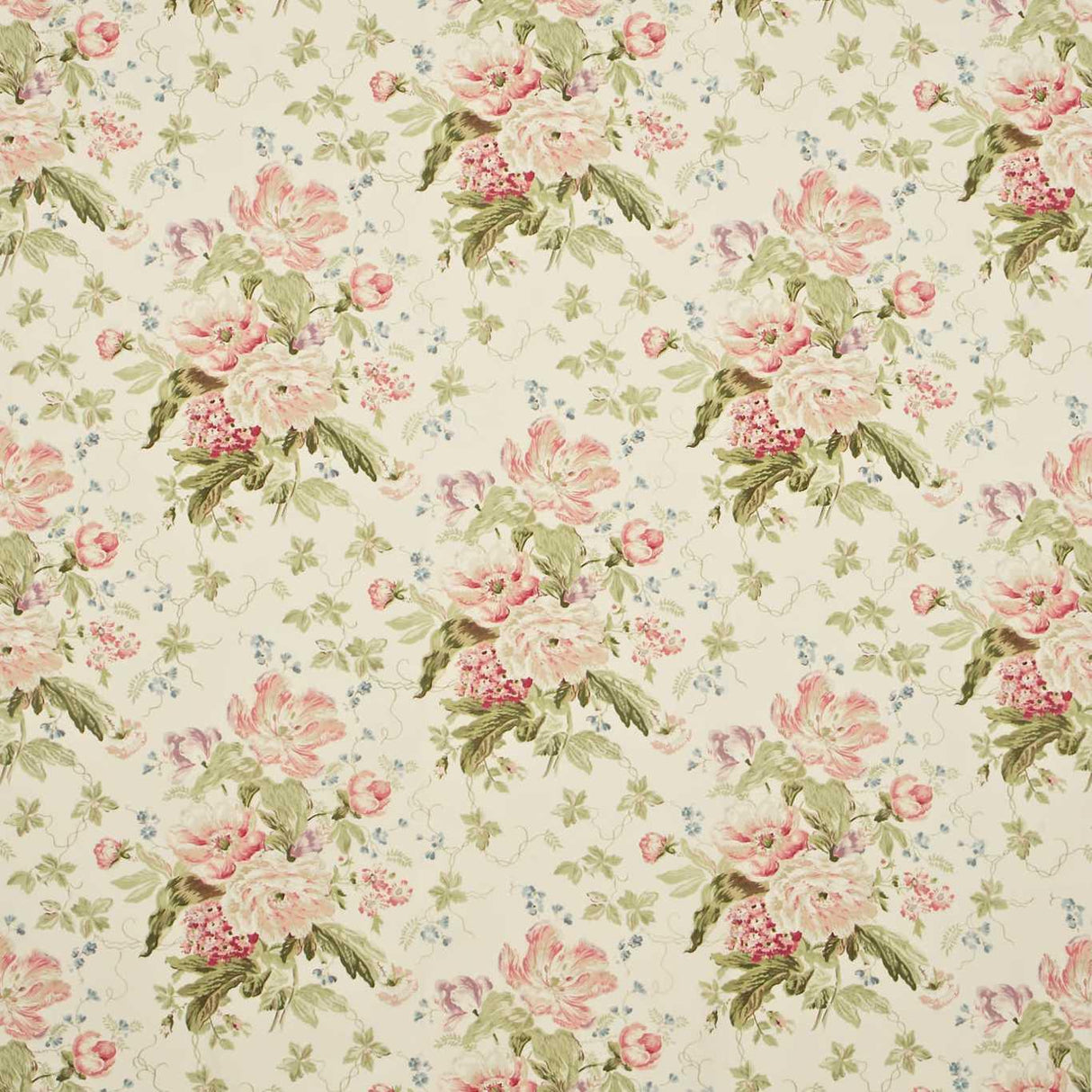 Sanderson Alsace Cream/Rose Fabric