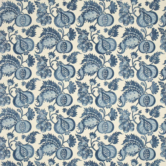 Sanderson China Blue Indigo/Neutral Fabric
