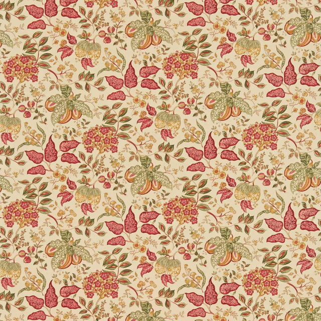 Sanderson Madagascar Gold/Red Fabric