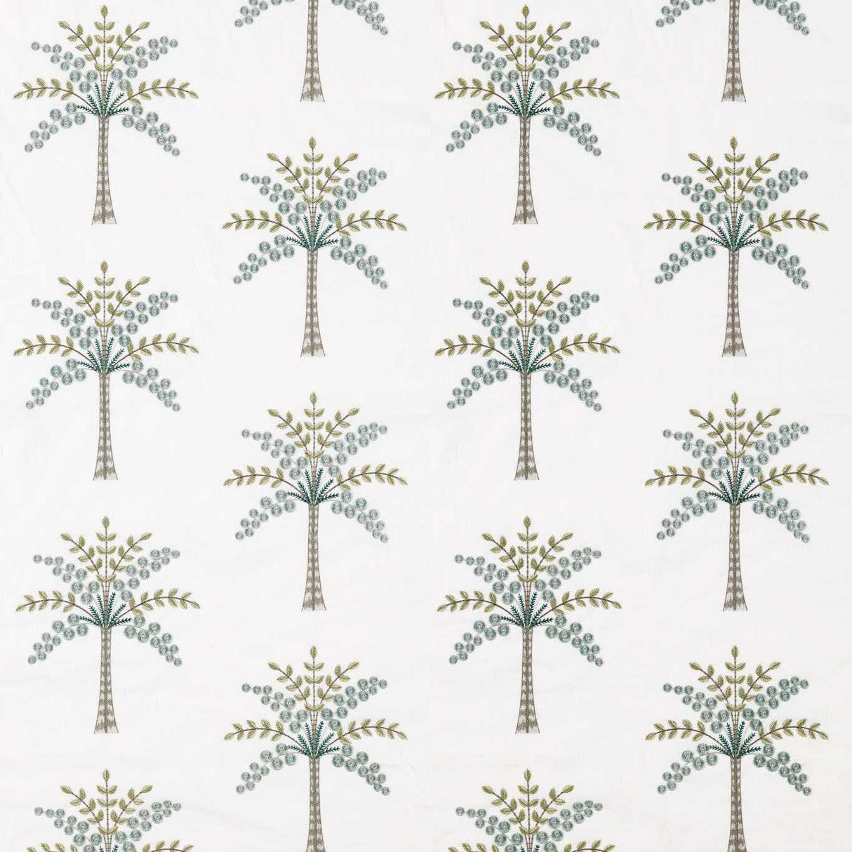 Sanderson Palm Grove Teal/Green Fabric