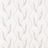 Sanderson Chamomile Trail Teal/Green Fabric