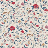 Sanderson Sissinghurst Indigo/ Ruby Fabric