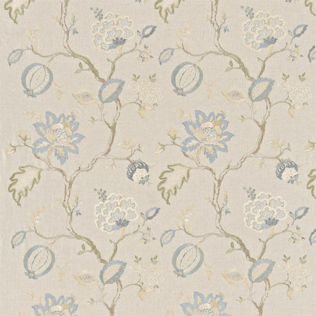 Sanderson Hadham Embridery Cornflower Blue/ Linen Fabric