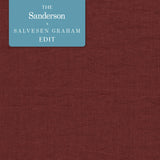 Sanderson Rue Linen Wine Fabric