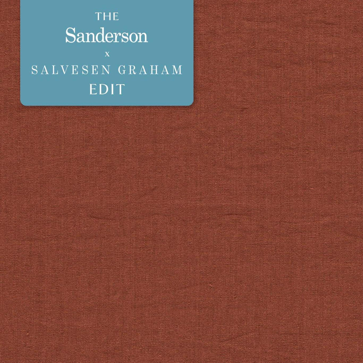 Sanderson Rue Linen Brick Fabric
