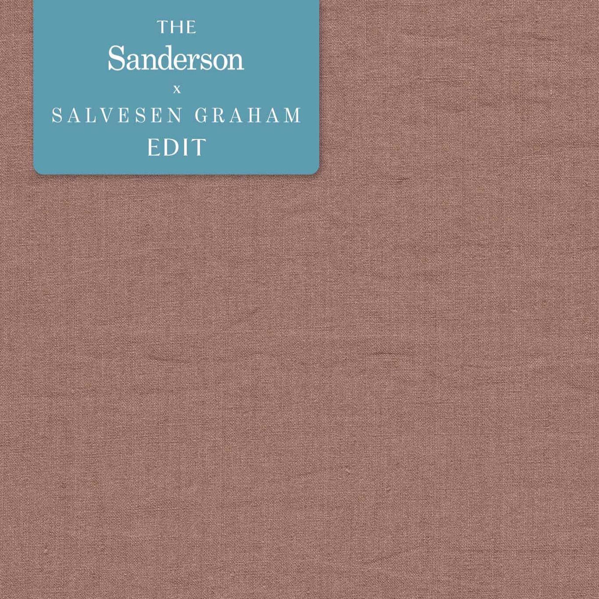 Sanderson Rue Linen Rose Fabric