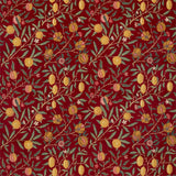 Morris & Co Fruit Velvet Madder/Bayleaf Fabric