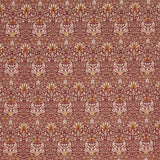 Morris & Co Snakeshead Velvet Crimson/Saffron Fabric