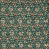Morris & Co Snakeshead Velvet Thistle/Russet Fabric