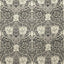 Morris & Co Honeysuckle and Tulip Velvet Black Walnut/Stone Fabric