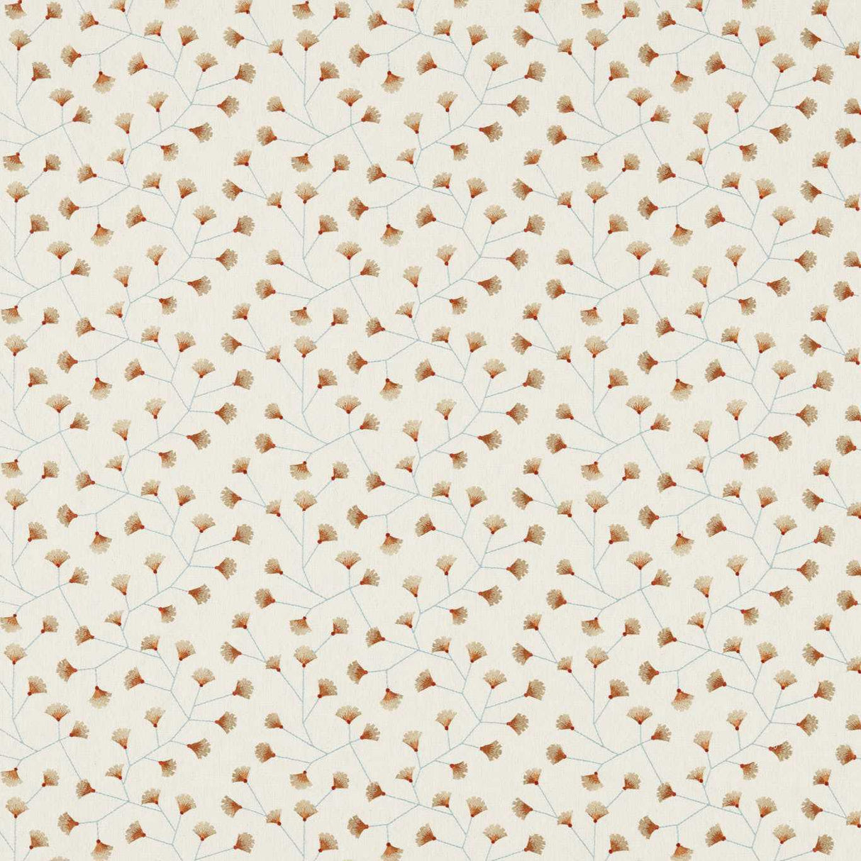 Sanderson Gingko Trail Brick Fabric