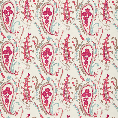 Sanderson Jamila Coral/Aqua Fabric