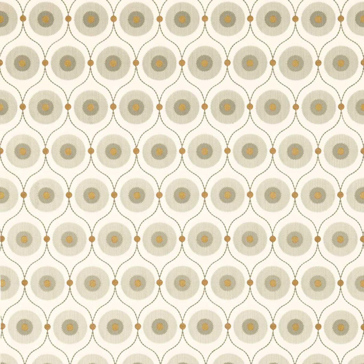 Sanderson Starla Pewter/Gold Fabric