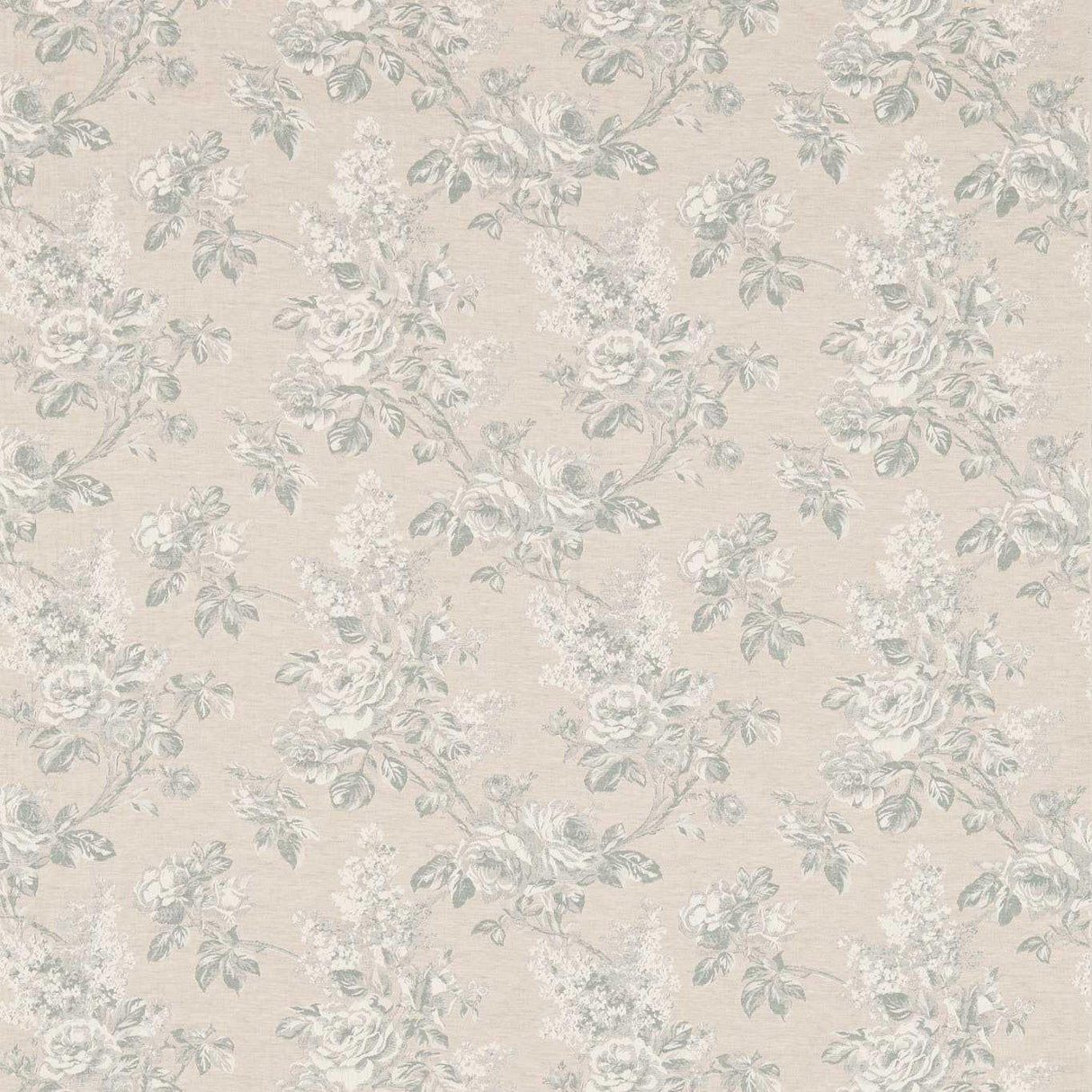 Sanderson Sorilla Damask Eggshell/Linen Fabric