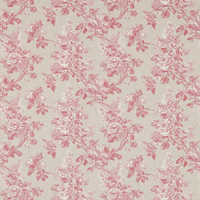 Sanderson Sorilla Damask Rose/Linen Fabric