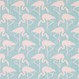 Sanderson Flamingos Turquoise/Pink Wallpaper