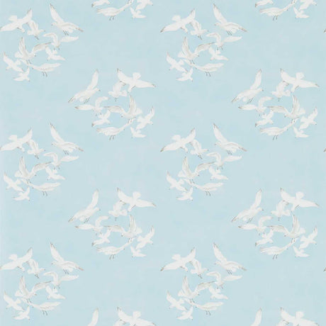 Sanderson Seagulls Blue Wallpaper