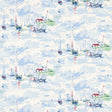 Sanderson Sail Away Sky Blue Wallpaper