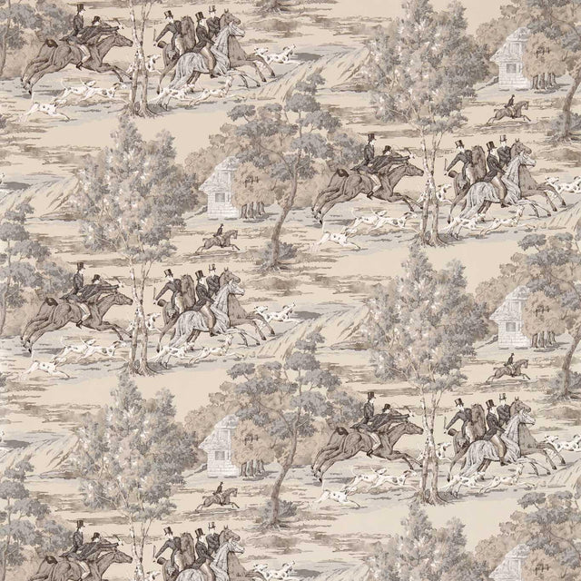 Sanderson Tally Ho Pearl/Grey Wallpaper