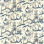 Sanderson Pagoda River Indigo/ Blue Fabric