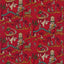 Sanderson Pagoda River Red/ Gold Fabric