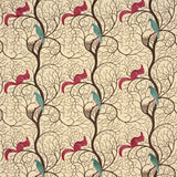 Sanderson Squirrel & Dove Wedgwood/ Cream Fabric