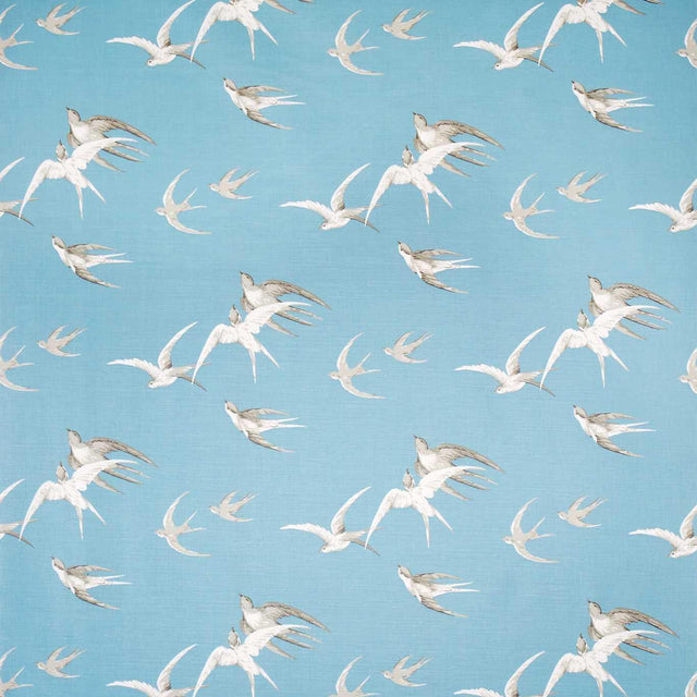 Sanderson Swallows Wedgewood Fabric