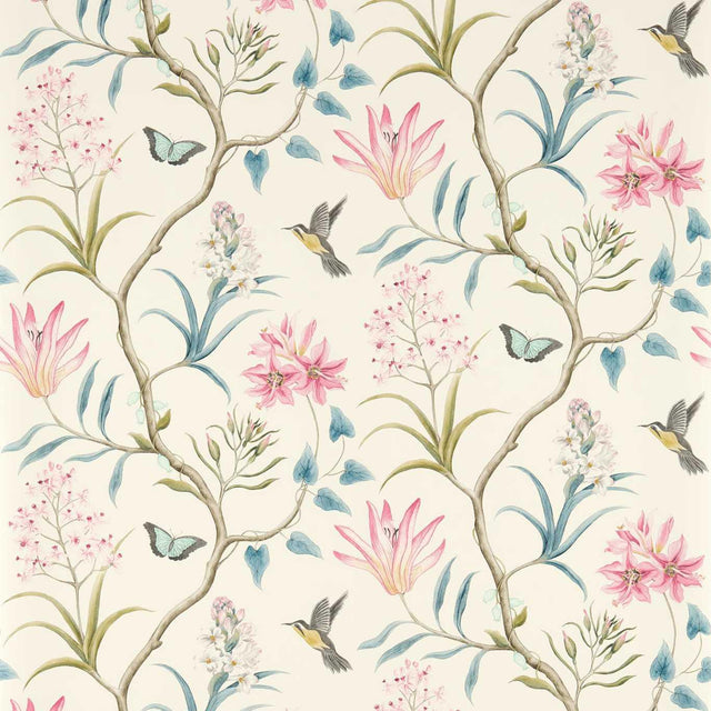 Sanderson Clementine Dusky Pink Wallpaper