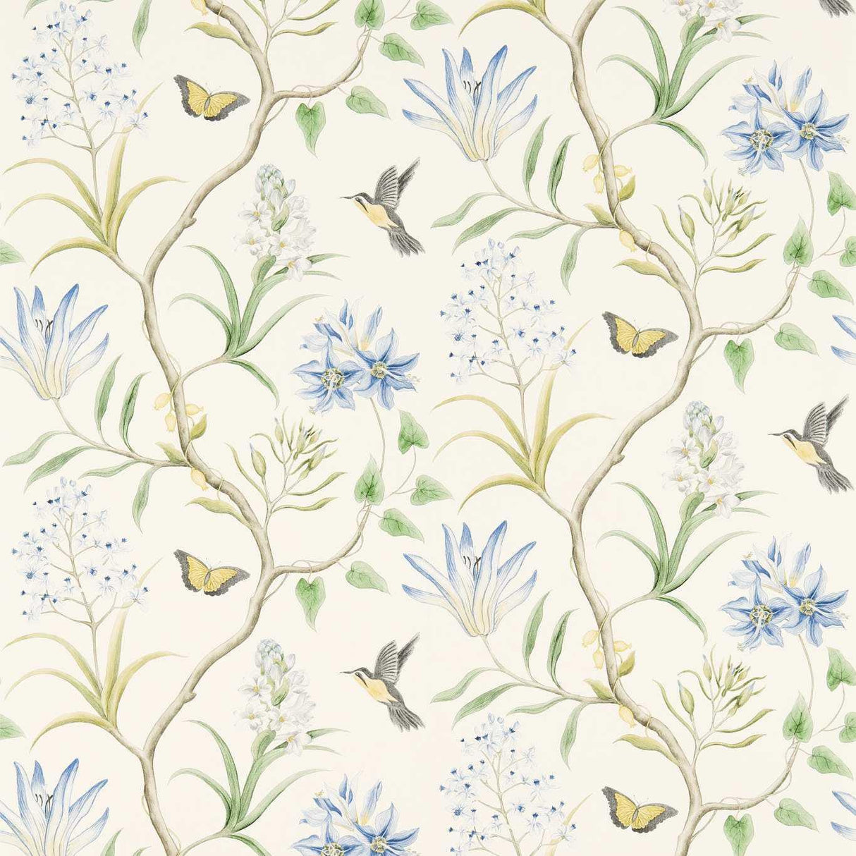 Sanderson Clementine Delft Blue Wallpaper